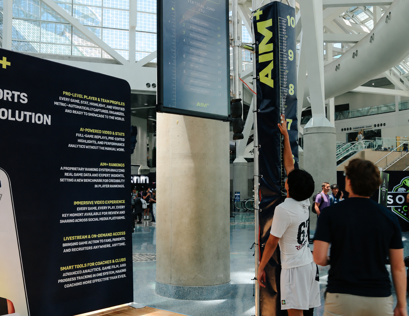 AIM+ Vertical Jump Leaderboard: SoCal Cup Showcase Results